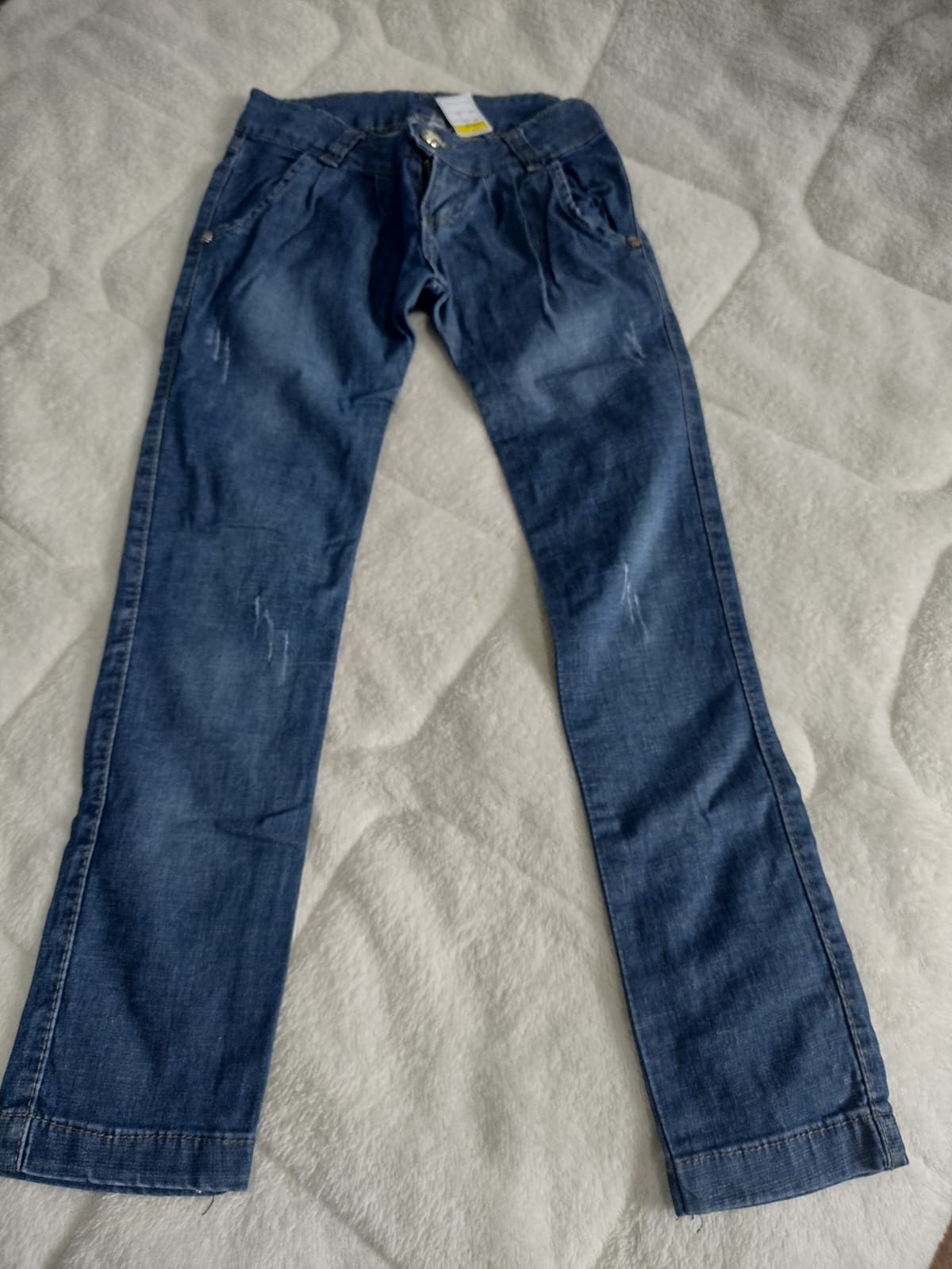 Calça (12) jeans infantil feminina tamanho  6