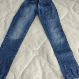 Calça (18) jeans infantil feminina tamanho 6