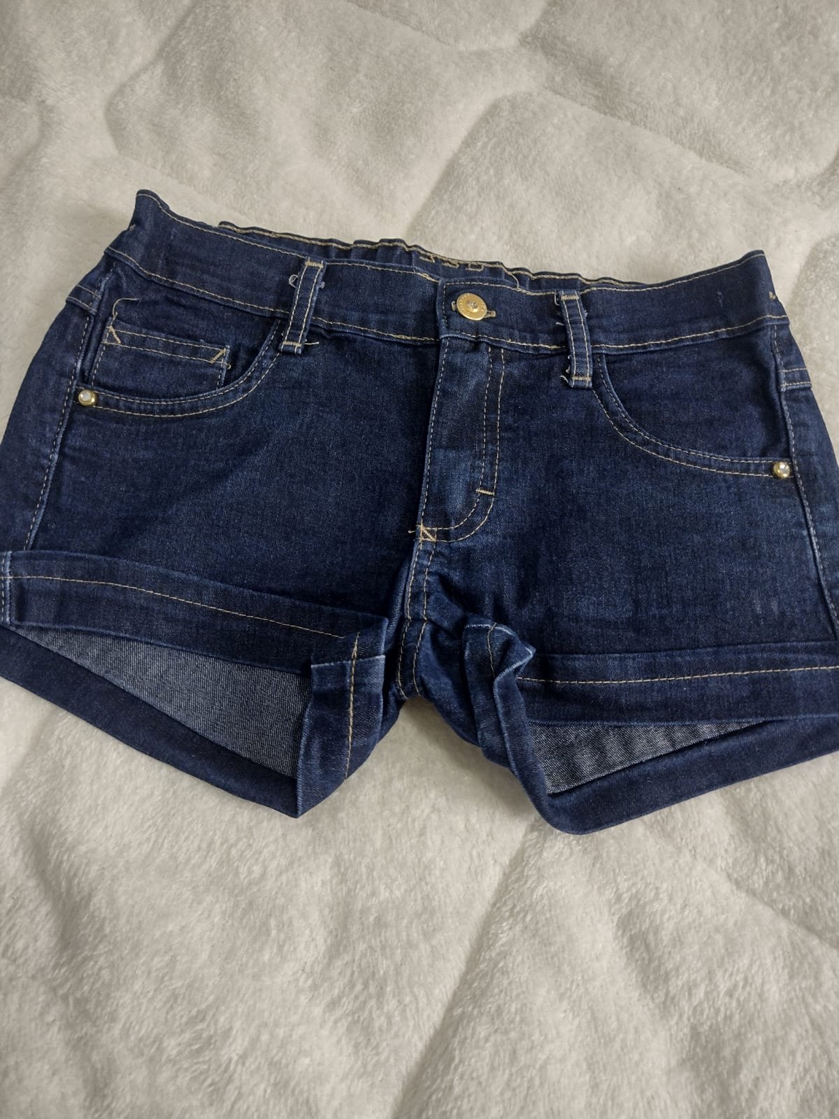 short Jeans laço tamanho 10